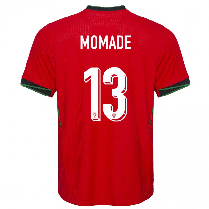 Kids Football Portugal Rayhan Momade #13 Red Home Jersey 24-26 T-Shirt