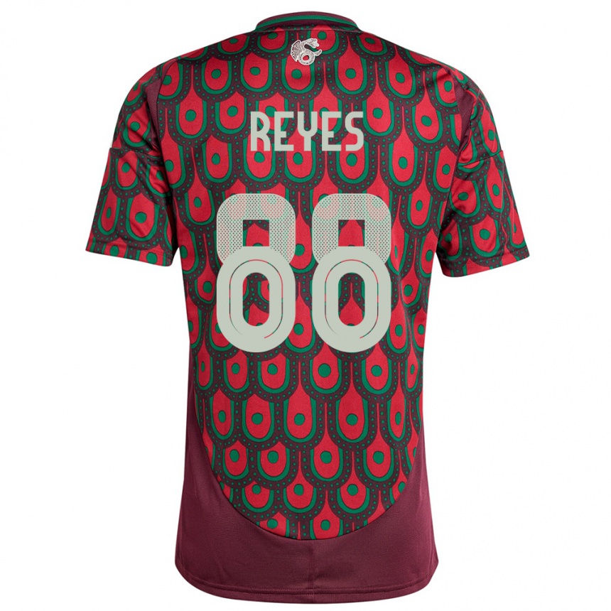 Kids Football Mexico Maricarmen Reyes #88 Maroon Home Jersey 24-26 T-Shirt