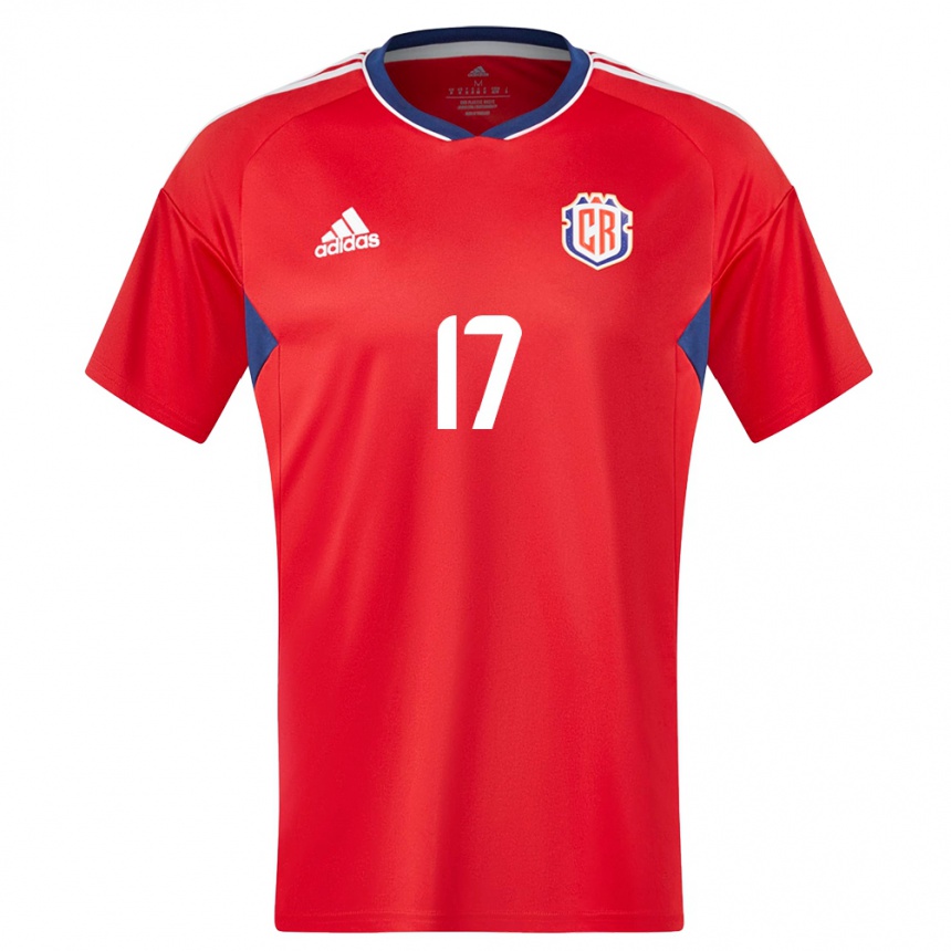 Kids Football Costa Rica Michelle Montero #17 Red Home Jersey 24-26 T-Shirt