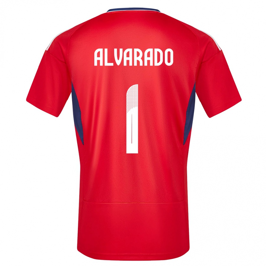 Kids Football Costa Rica Esteban Alvarado #1 Red Home Jersey 24-26 T-Shirt