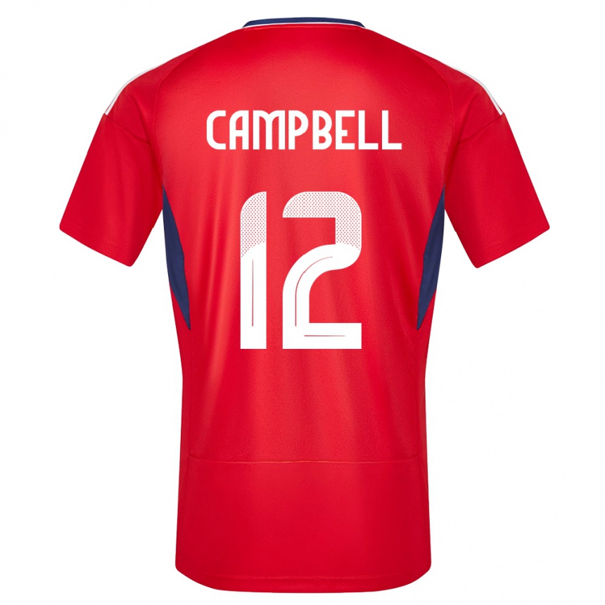 Kids Football Costa Rica Joel Campbell #12 Red Home Jersey 24-26 T-Shirt