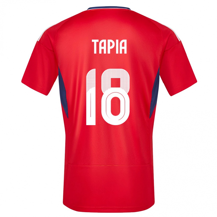 Kids Football Costa Rica Priscilla Tapia #18 Red Home Jersey 24-26 T-Shirt