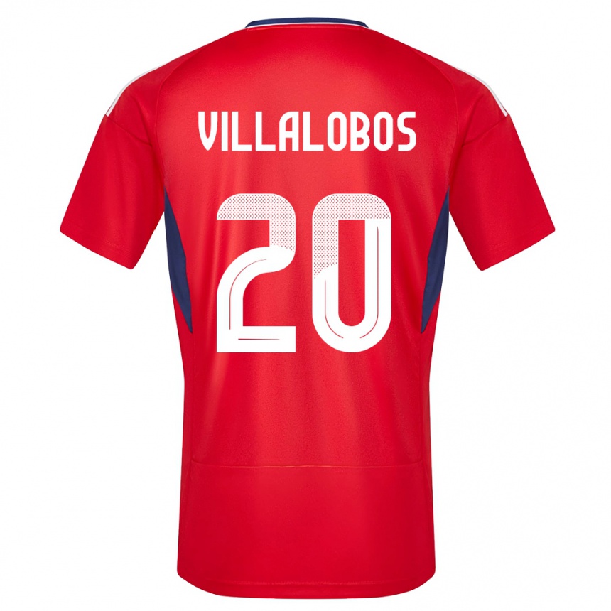 Kids Football Costa Rica Fabiola Villalobos #20 Red Home Jersey 24-26 T-Shirt