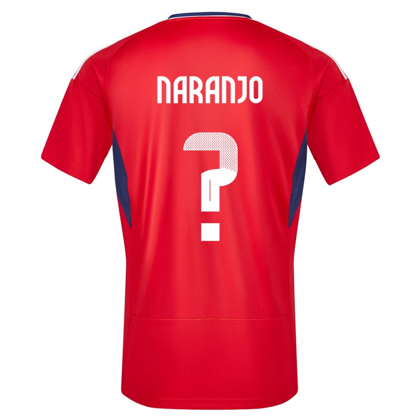 Kids Football Costa Rica Andry Naranjo #0 Red Home Jersey 24-26 T-Shirt