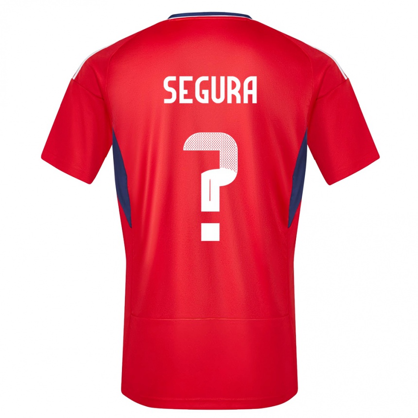 Kids Football Costa Rica Oscar Segura #0 Red Home Jersey 24-26 T-Shirt