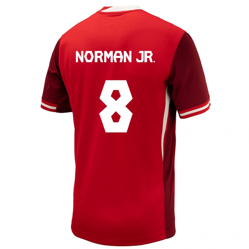 Kids Football Canada David Norman Jr. #8 Red Home Jersey 24-26 T-Shirt