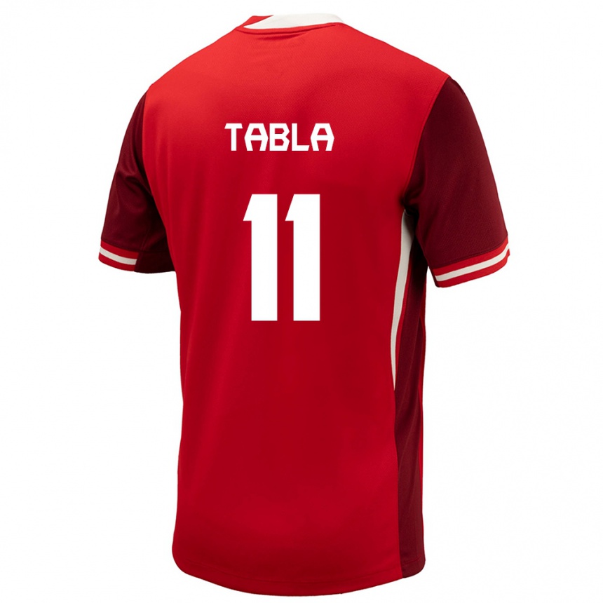 Kids Football Canada Ballou Tabla #11 Red Home Jersey 24-26 T-Shirt