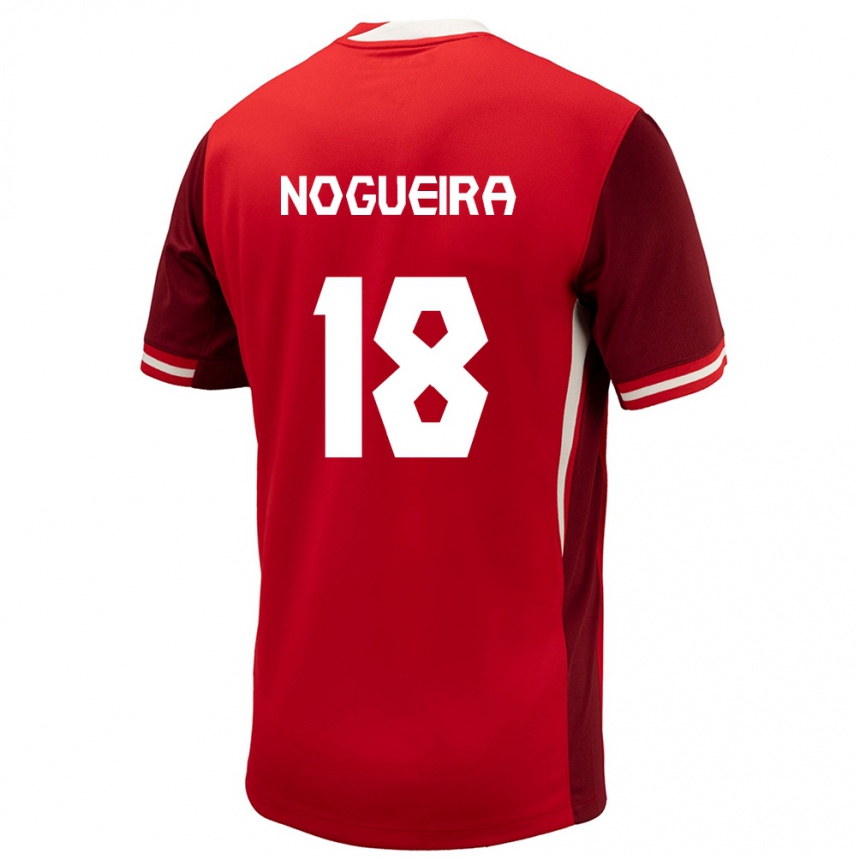 Kids Football Canada Matthew Nogueira #18 Red Home Jersey 24-26 T-Shirt