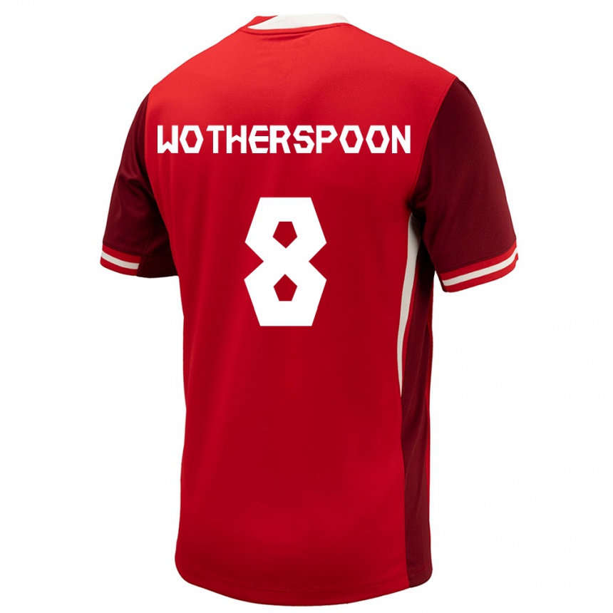 Kids Football Canada David Wotherspoon #8 Red Home Jersey 24-26 T-Shirt