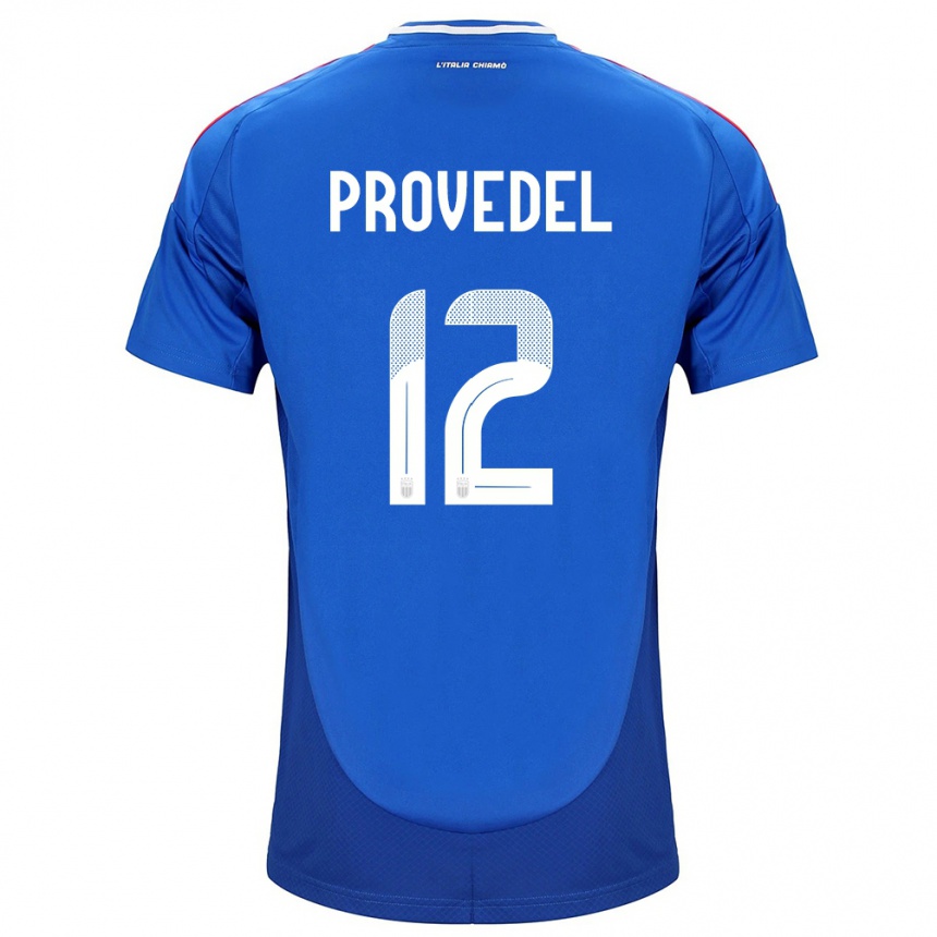 Kids Football Italy Ivan Provedel #12 Blue Home Jersey 24-26 T-Shirt