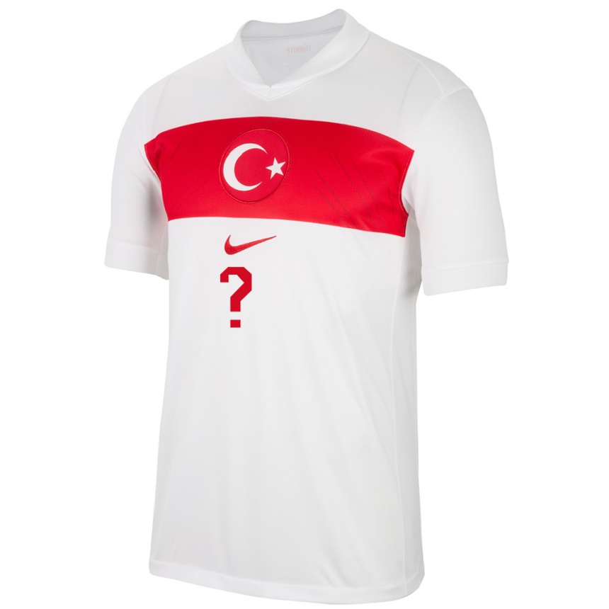 Kids Football Turkey Yiğit Metin Yumak #0 White Home Jersey 24-26 T-Shirt