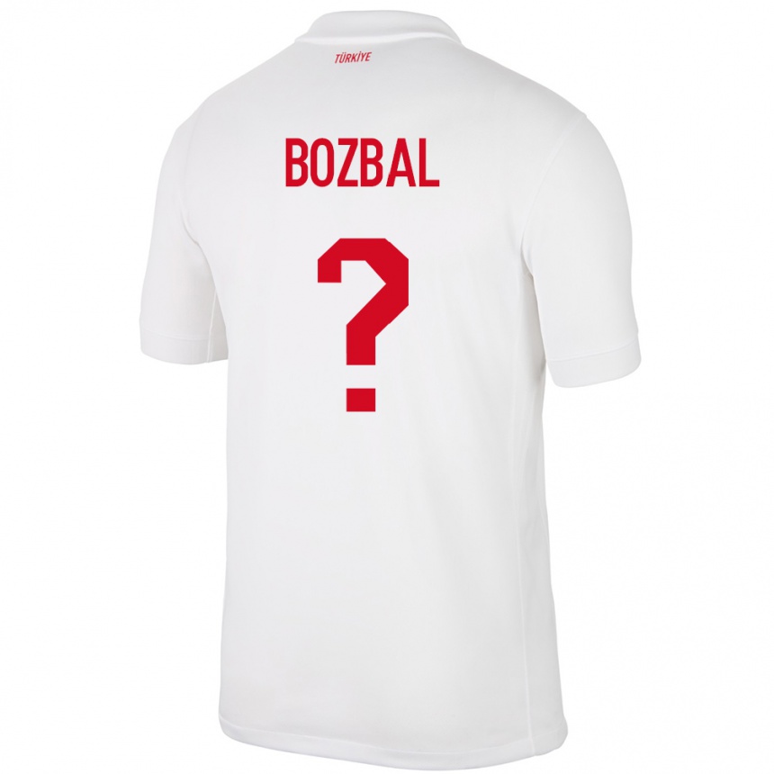 Kids Football Turkey Birsen Bozbal #0 White Home Jersey 24-26 T-Shirt