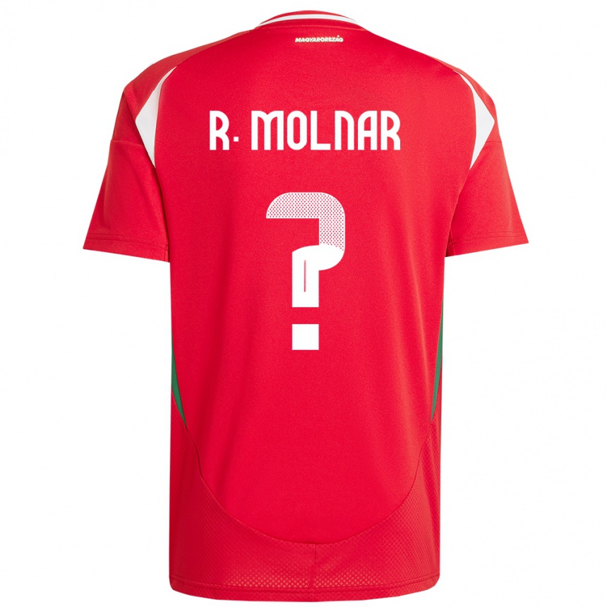 Kids Football Hungary Rajmund Molnár #0 Red Home Jersey 24-26 T-Shirt