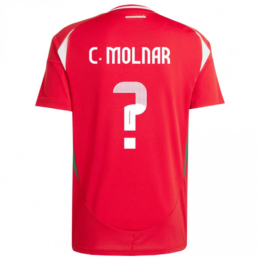 Kids Football Hungary Csaba Molnár #0 Red Home Jersey 24-26 T-Shirt