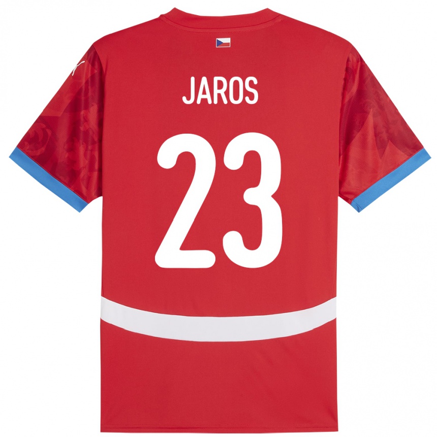 Kids Football Czech Republic Vitezslav Jaros #23 Red Home Jersey 24-26 T-Shirt