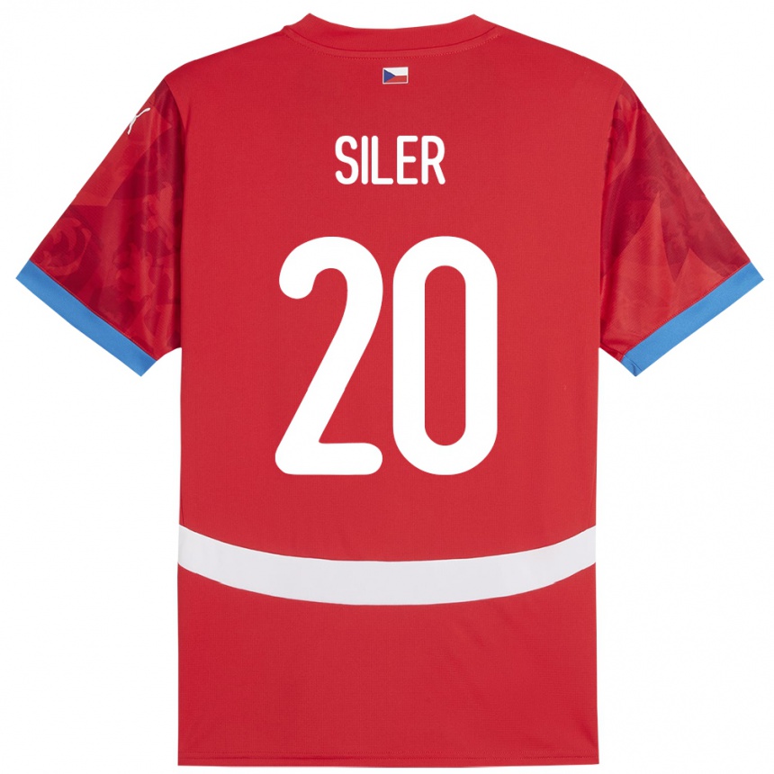 Kids Football Czech Republic Radek Siler #20 Red Home Jersey 24-26 T-Shirt