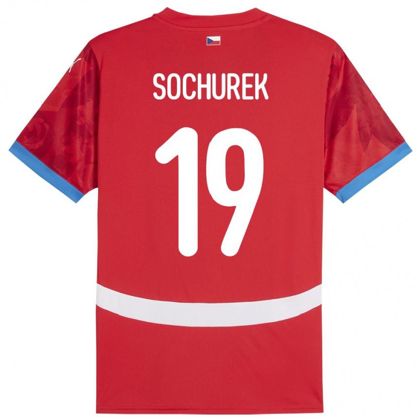 Kids Football Czech Republic Hugo Sochurek #19 Red Home Jersey 24-26 T-Shirt