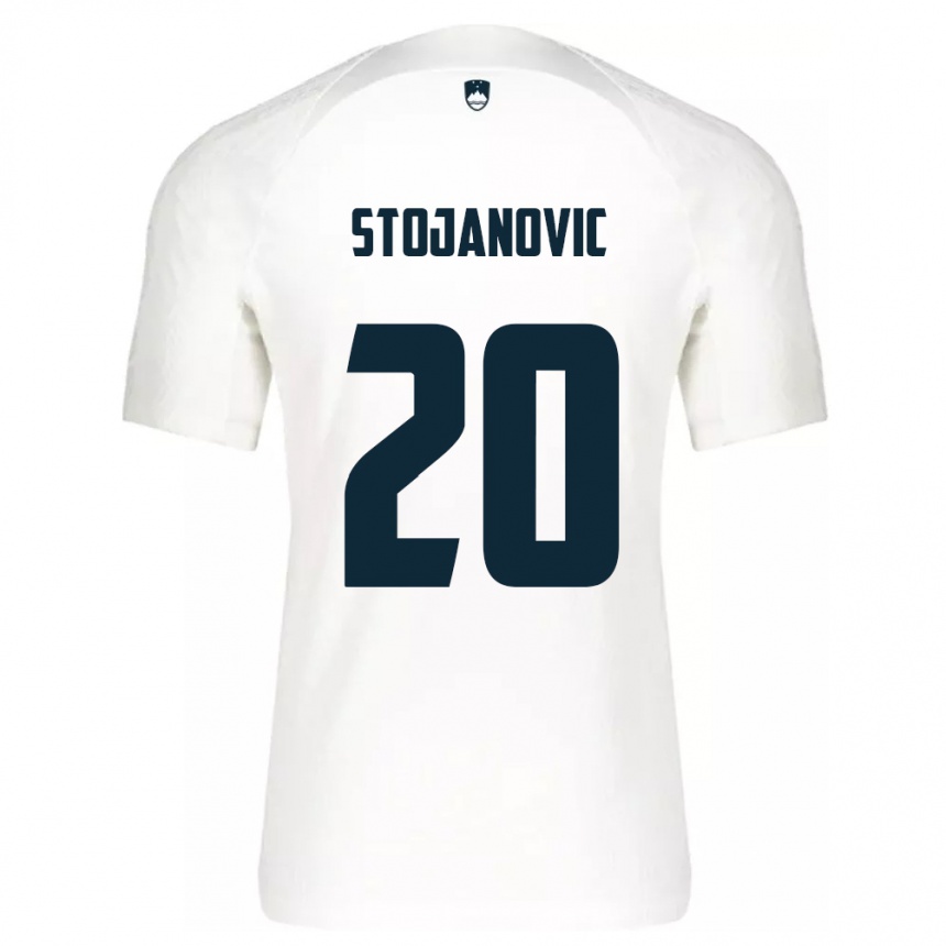 Kids Football Slovenia Petar Stojanović #20 White Home Jersey 24-26 T-Shirt