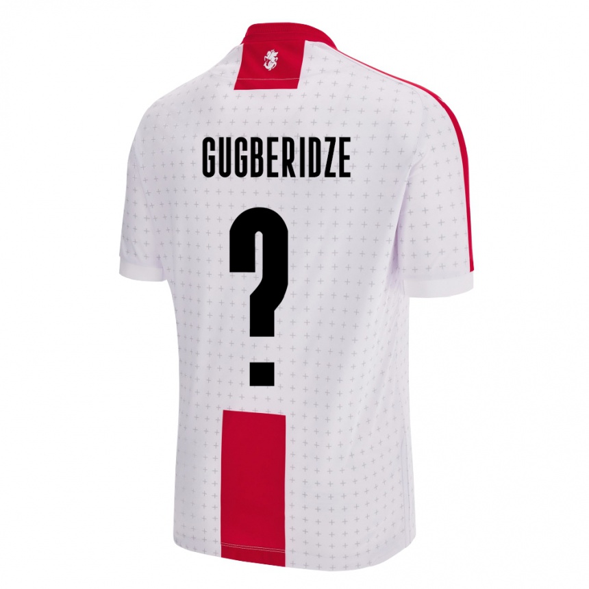 Kids Football Georgia Beka Gugberidze #0 White Home Jersey 24-26 T-Shirt