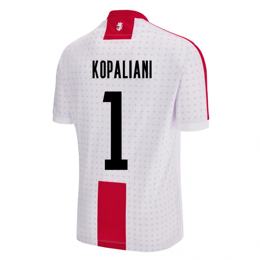 Kids Football Georgia Soso Kopaliani #1 White Home Jersey 24-26 T-Shirt