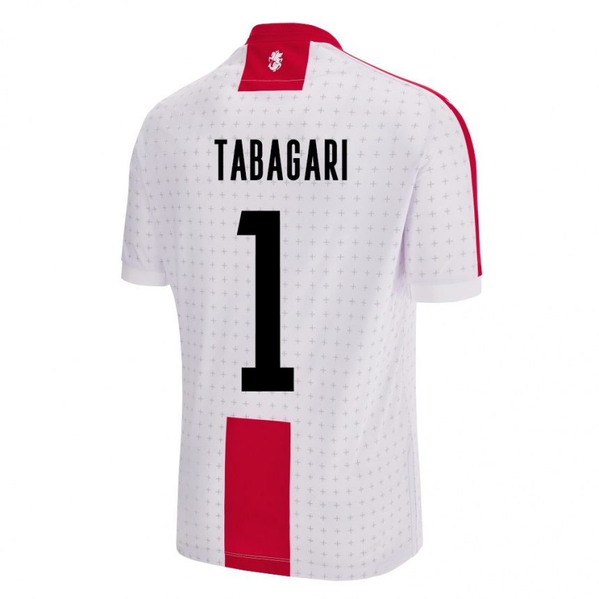 Kids Football Georgia Eka Tabagari #1 White Home Jersey 24-26 T-Shirt