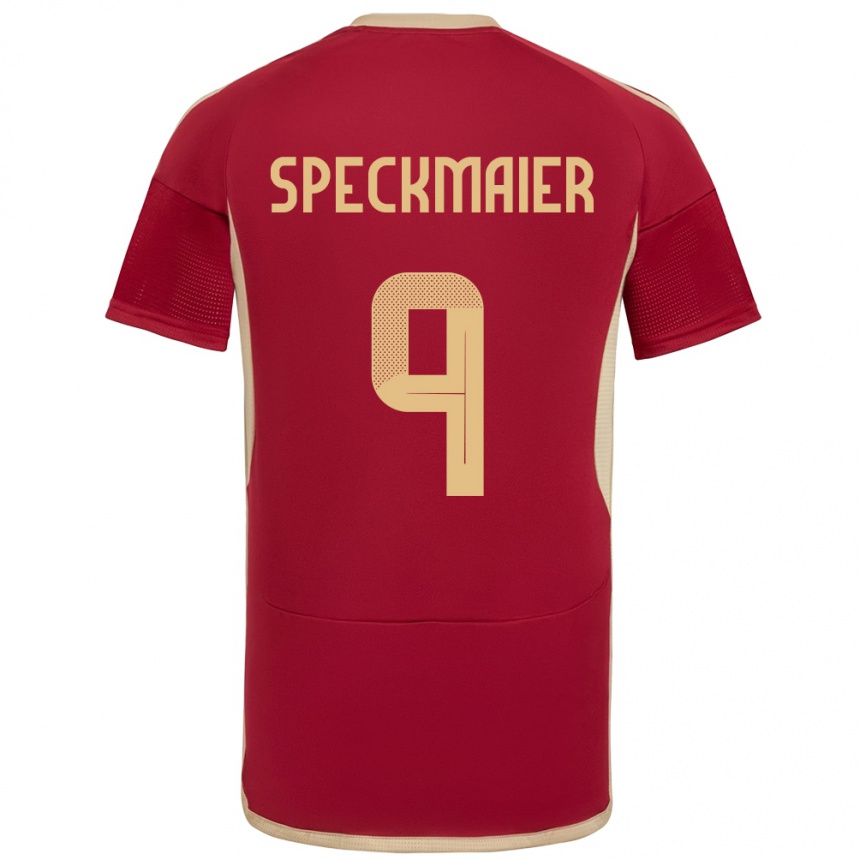 Kids Football Venezuela Mariana Speckmaier #9 Burgundy Home Jersey 24-26 T-Shirt