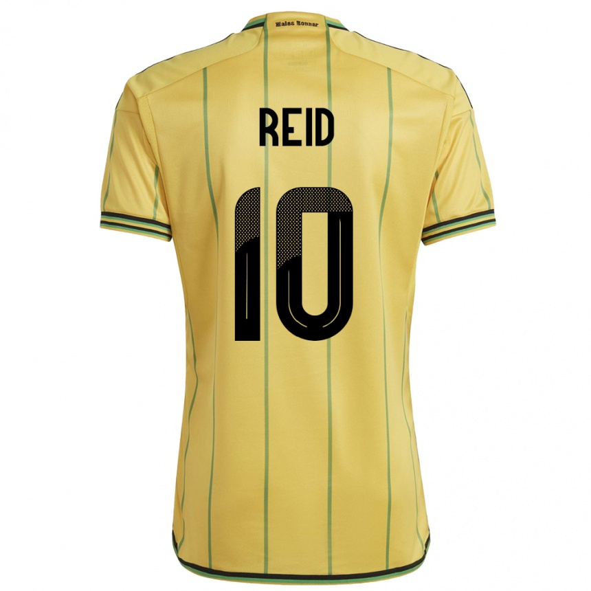 Kids Football Jamaica Bobby De Cordova-Reid #10 Yellow Home Jersey 24-26 T-Shirt