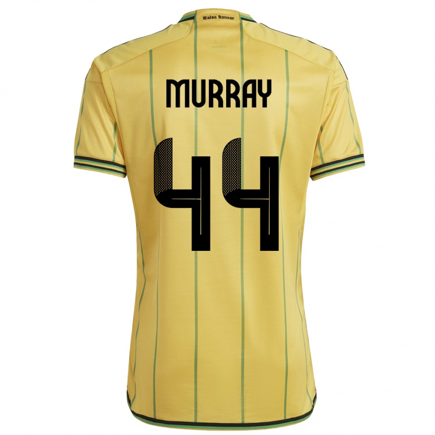 Kids Football Jamaica Satara Murray #44 Yellow Home Jersey 24-26 T-Shirt