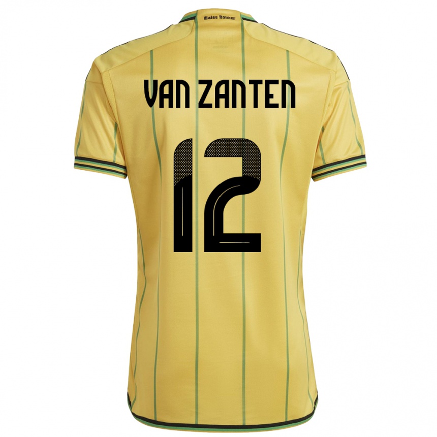 Kids Football Jamaica Kiki Van Zanten #12 Yellow Home Jersey 24-26 T-Shirt