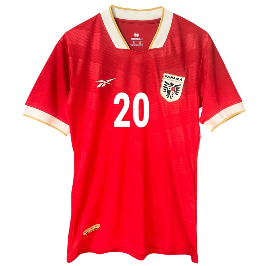 Kids Football Panama Yulieth Araúz #20 Red Home Jersey 24-26 T-Shirt