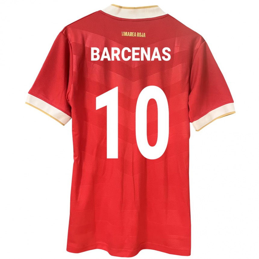 Kids Football Panama Yoel Bárcenas #10 Red Home Jersey 24-26 T-Shirt