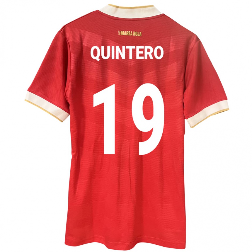 Kids Football Panama Alberto Quintero #19 Red Home Jersey 24-26 T-Shirt