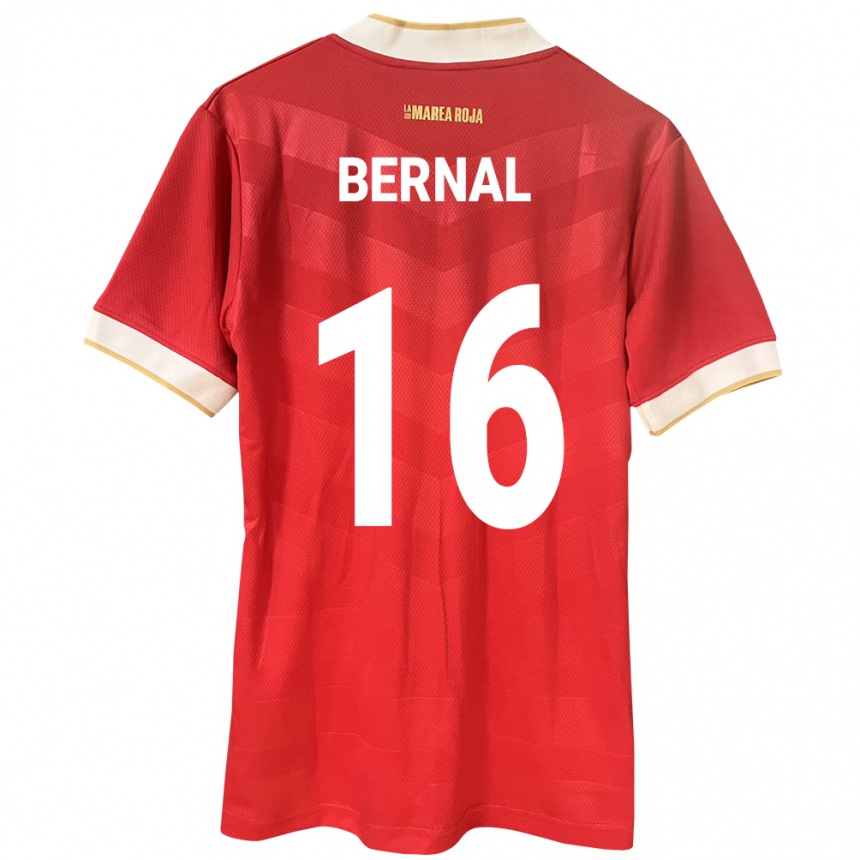 Kids Football Panama José Bernal #16 Red Home Jersey 24-26 T-Shirt