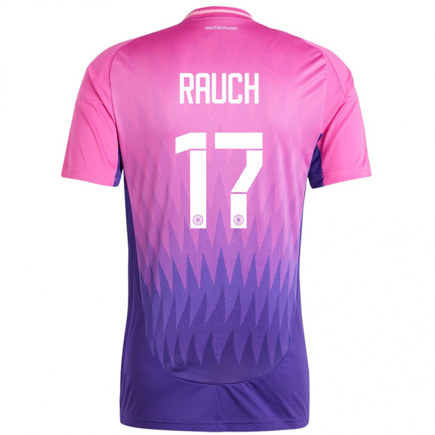 Kids Football Germany Felicitas Rauch #17 Pink Purple Away Jersey 24-26 T-Shirt