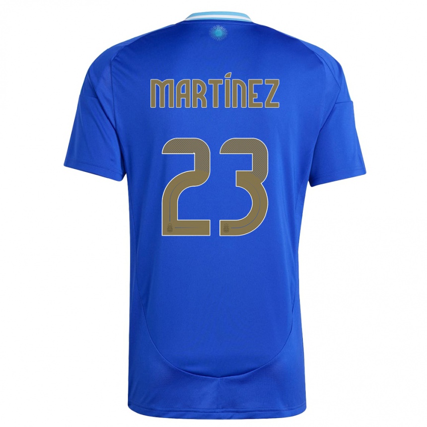 Kids Football Argentina Emiliano Martinez #23 Blue Away Jersey 24-26 T-Shirt