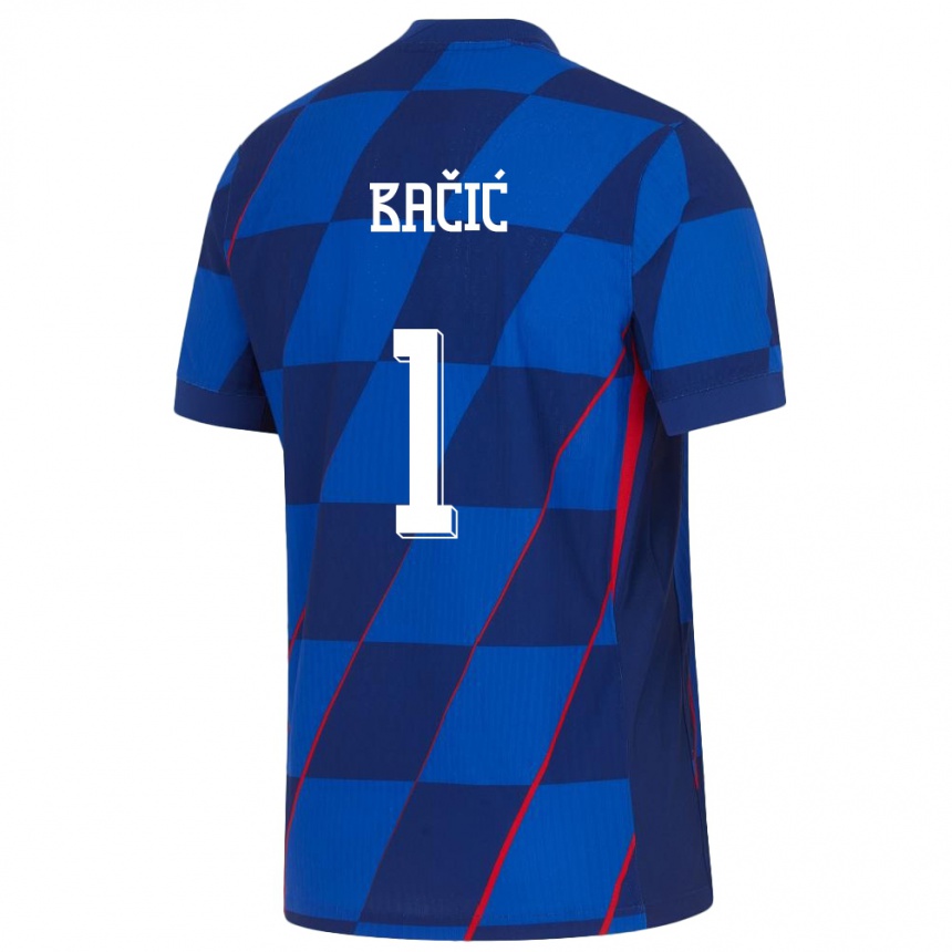 Kids Football Croatia Doris Bacic #1 Blue Away Jersey 24-26 T-Shirt