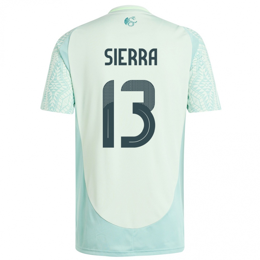 Kids Football Mexico Bianca Sierra #13 Linen Green Away Jersey 24-26 T-Shirt