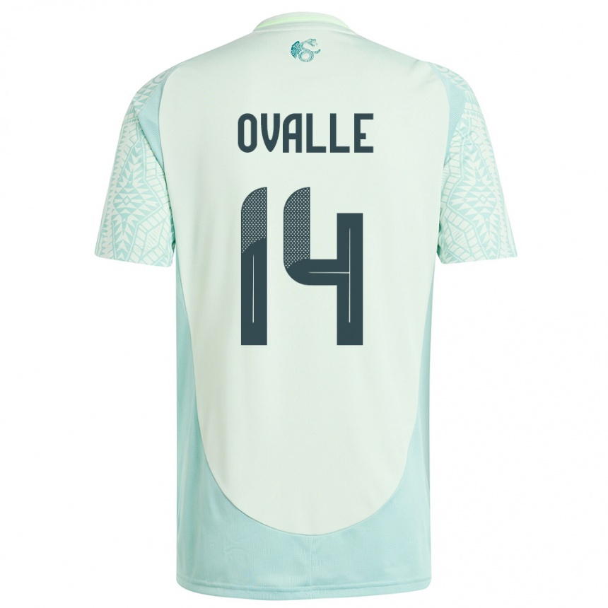 Kids Football Mexico Jacqueline Ovalle #14 Linen Green Away Jersey 24-26 T-Shirt