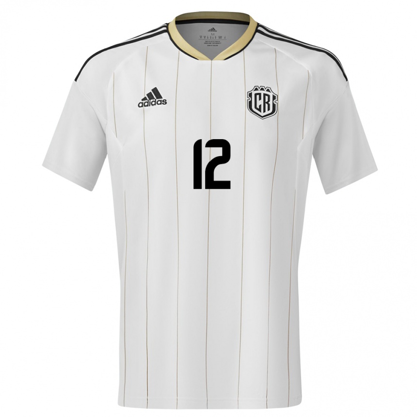 Kids Football Costa Rica Shawn Johnson #12 White Away Jersey 24-26 T-Shirt