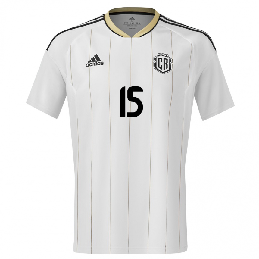 Kids Football Costa Rica Cristin Granados #15 White Away Jersey 24-26 T-Shirt