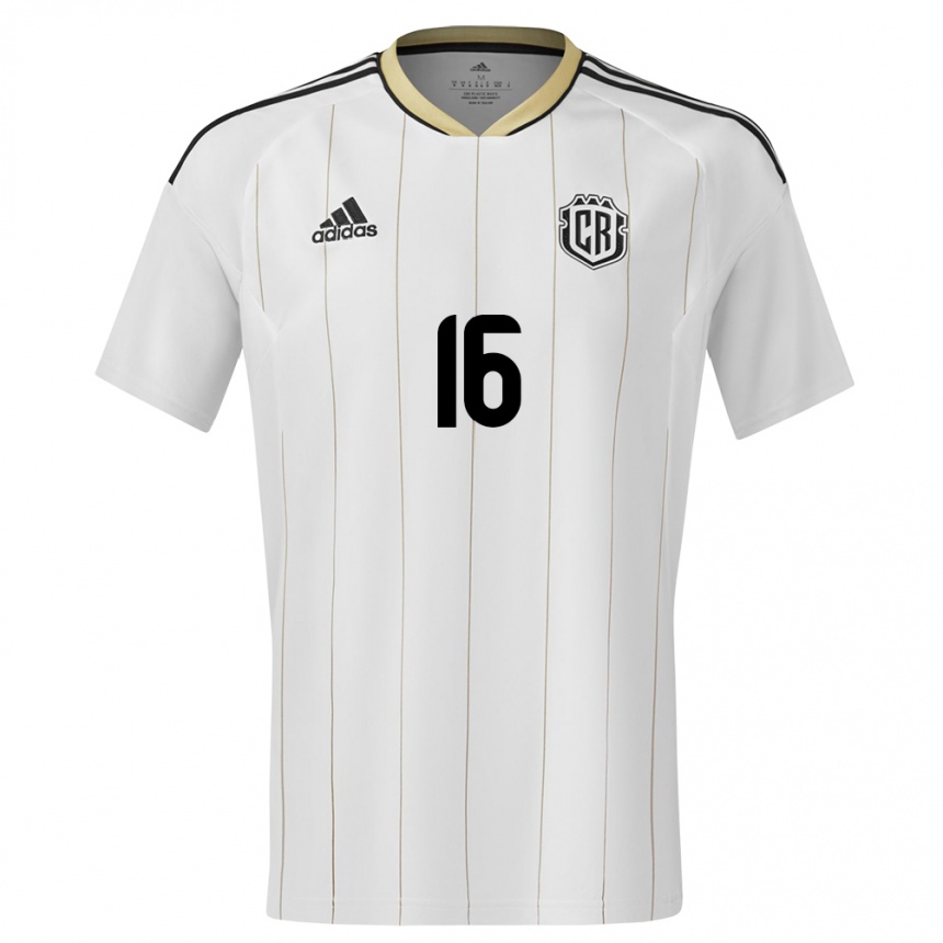 Kids Football Costa Rica Aaron Suarez #16 White Away Jersey 24-26 T-Shirt