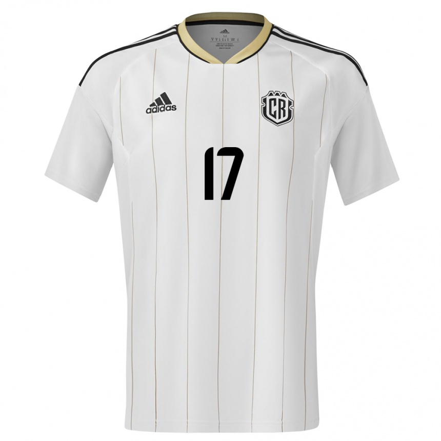 Kids Football Costa Rica Roan Wilson #17 White Away Jersey 24-26 T-Shirt