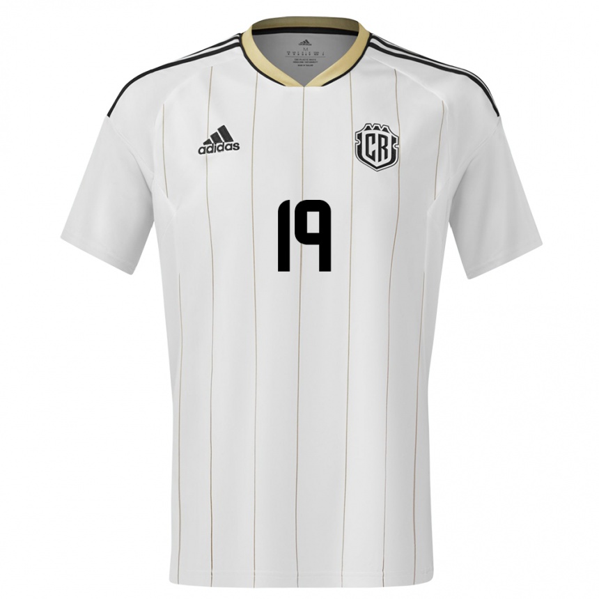 Kids Football Costa Rica Kendall Waston #19 White Away Jersey 24-26 T-Shirt