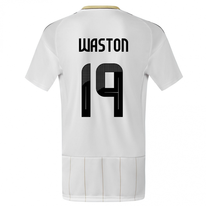 Kids Football Costa Rica Kendall Waston #19 White Away Jersey 24-26 T-Shirt