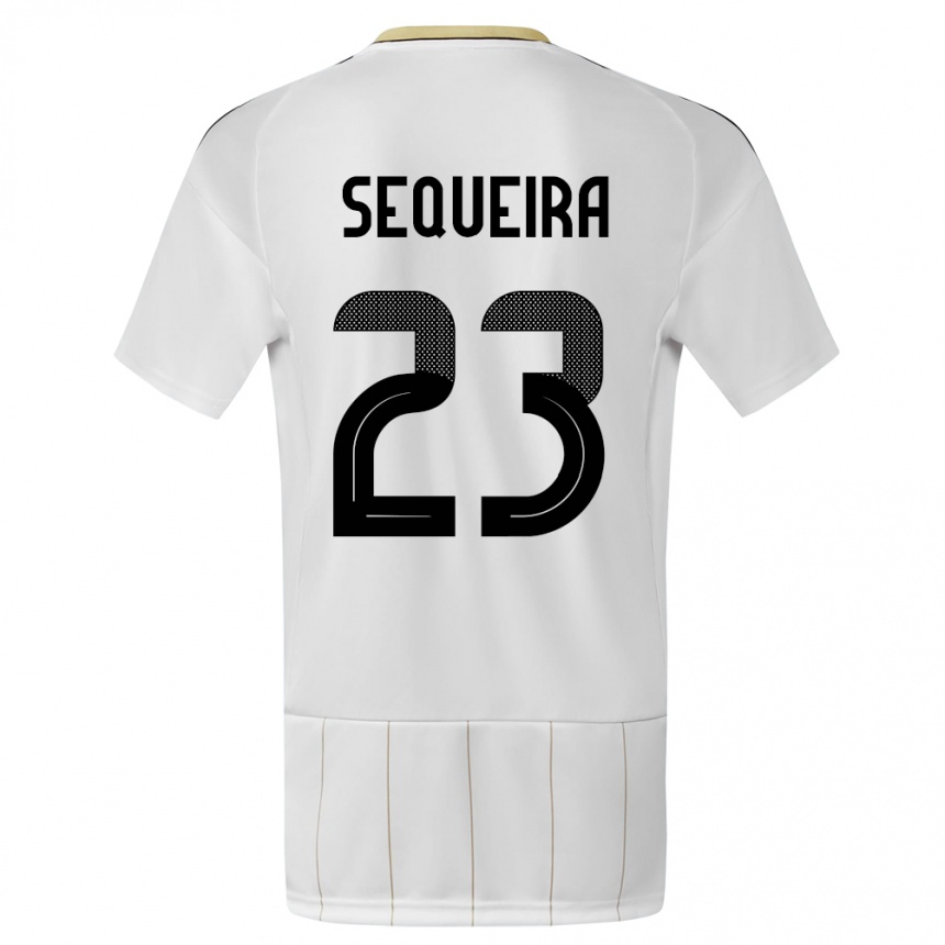 Kids Football Costa Rica Patrick Sequeira #23 White Away Jersey 24-26 T-Shirt