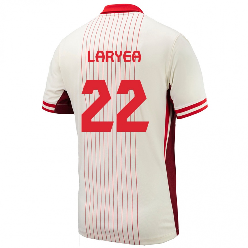 Kids Football Canada Richie Laryea #22 White Away Jersey 24-26 T-Shirt