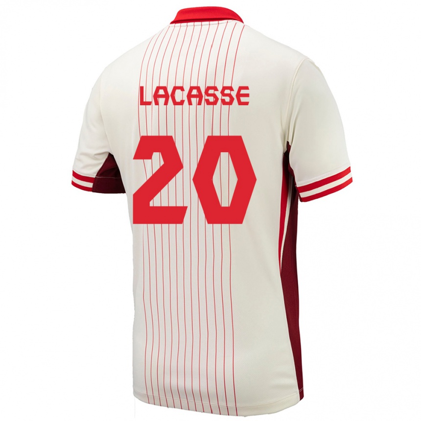 Kids Football Canada Cloe Lacasse #20 White Away Jersey 24-26 T-Shirt