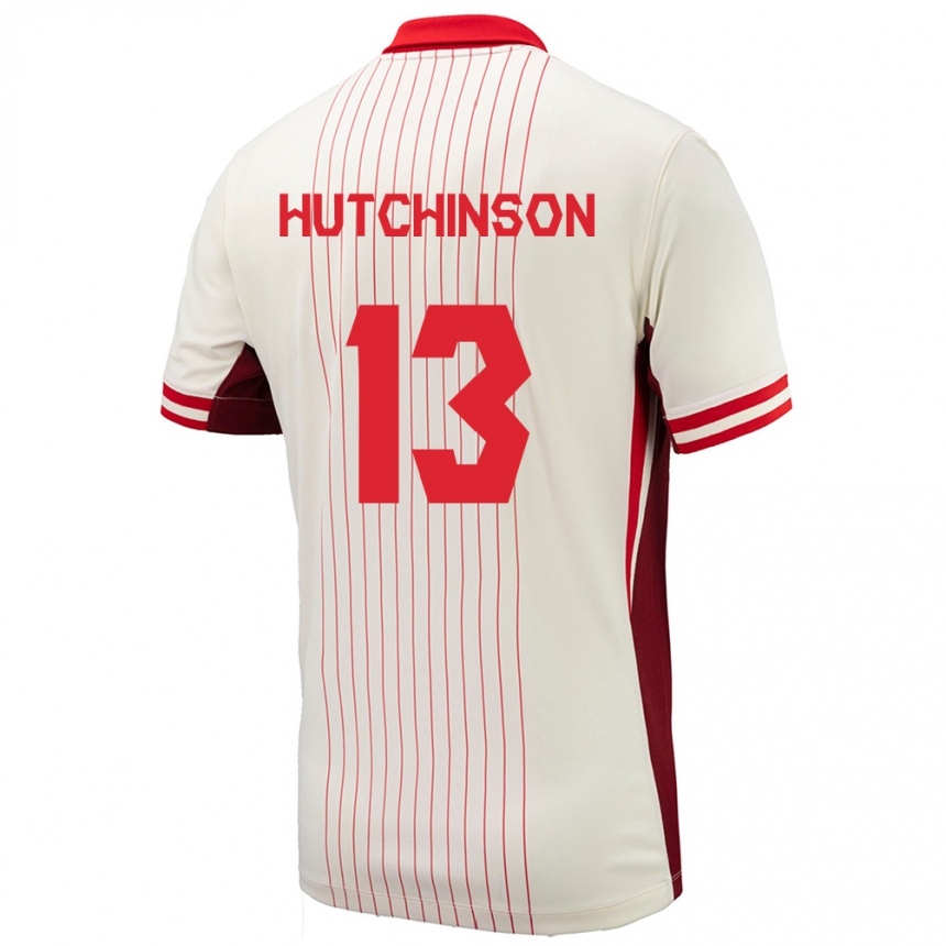 Kids Football Canada Atiba Hutchinson #13 White Away Jersey 24-26 T-Shirt