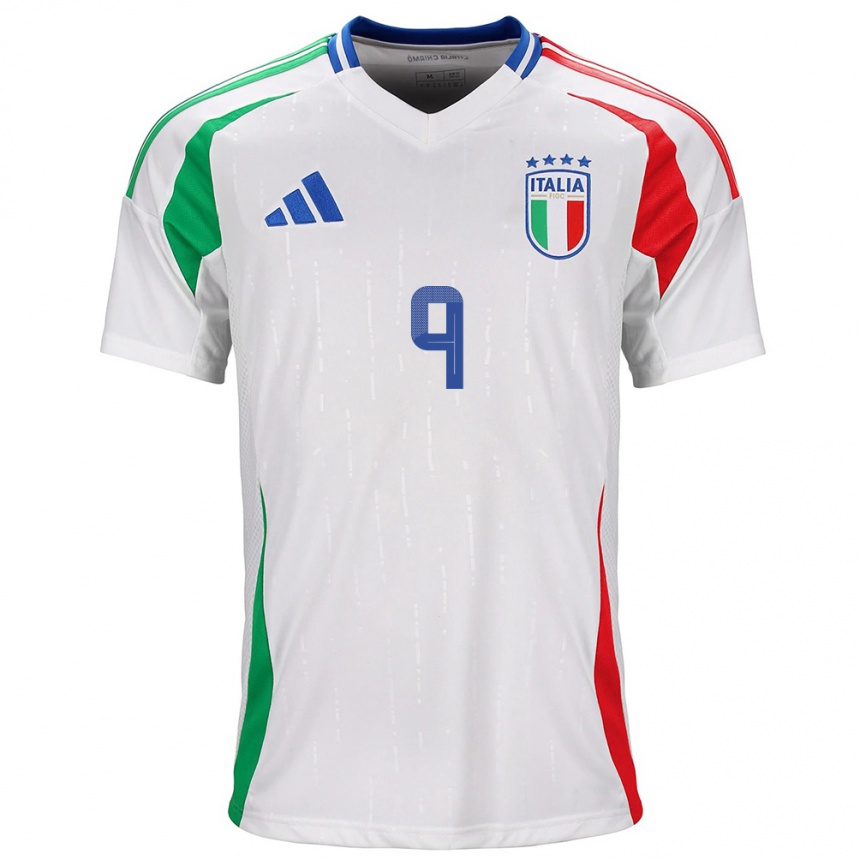 Kids Football Italy Valentina Giacinti #9 White Away Jersey 24-26 T-Shirt