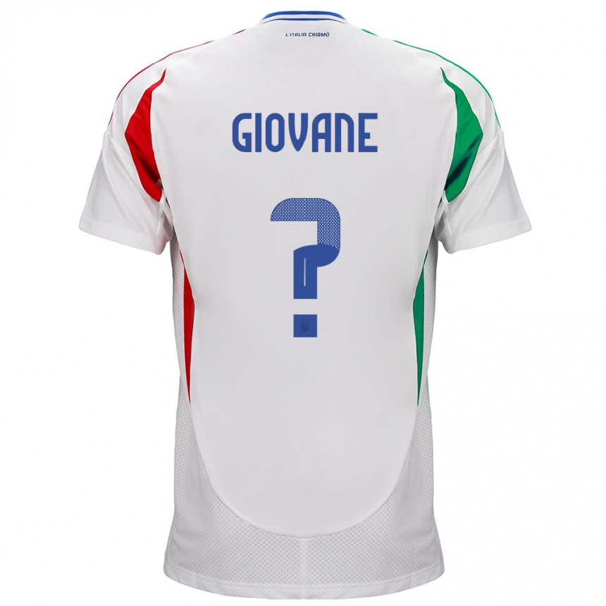 Kids Football Italy Samuel Giovane #0 White Away Jersey 24-26 T-Shirt